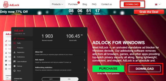 Phần mềm miễn phí chặn quảng cáo AdLock hoàn toàn miễn phí trên Windows 10 phan mem