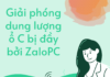 Giải quyết đầy dữ liệu ổ cứng do zalo năm 2023