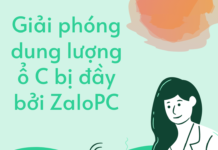 Giải quyết đầy dữ liệu ổ cứng do zalo năm 2023
