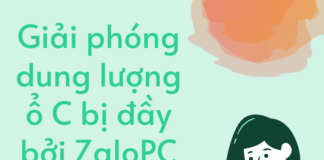 Giải quyết đầy dữ liệu ổ cứng do zalo năm 2023