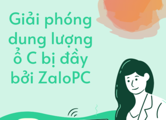 Giải quyết đầy dữ liệu ổ cứng do zalo năm 2023
