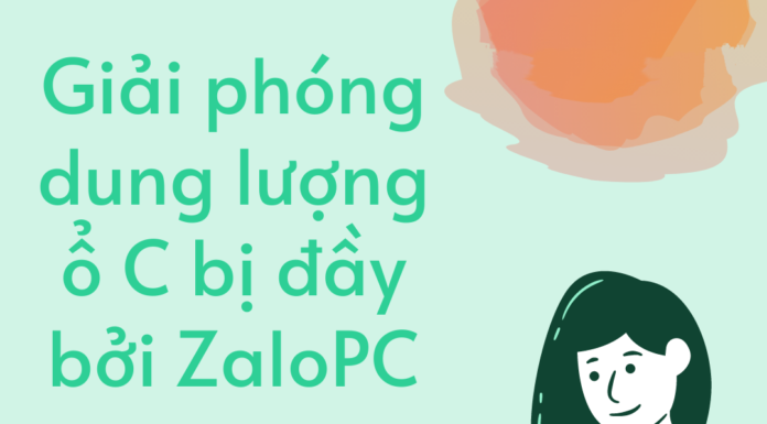 Giải quyết đầy dữ liệu ổ cứng do zalo năm 2023