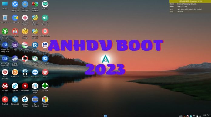 Tạo USB cứu hộ máy tính Anhdv Boot 2023