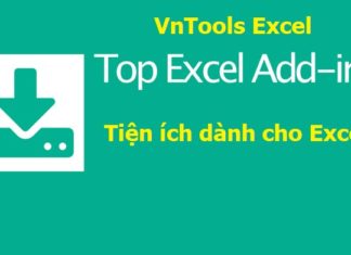 VnTools Excel cho excel (VnTools Excel v2 là tiện ích Add-Ins cho Excel 2007, 2010, 2013, 2016 32 bit và 64 bit)