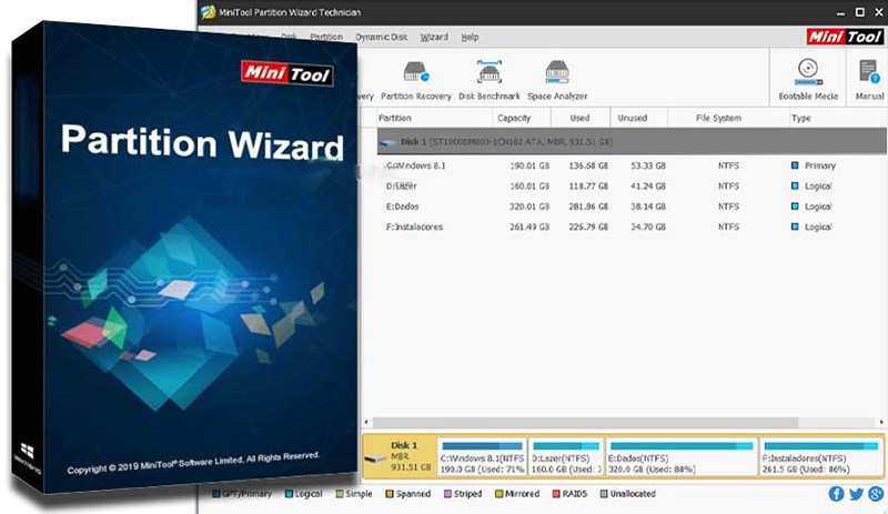 MiniTool Partition Wizard